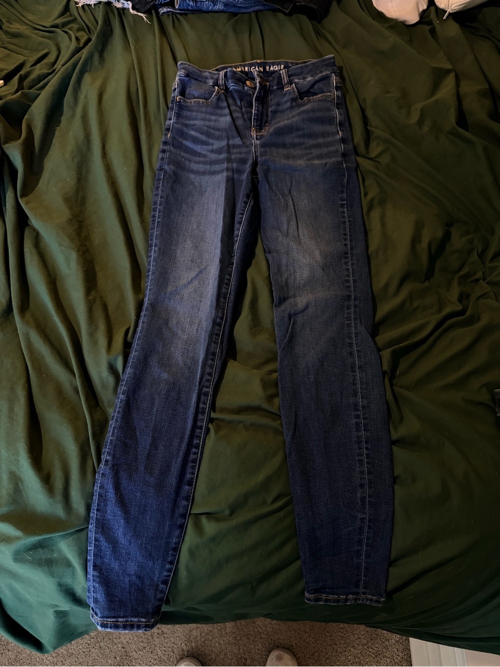 American Eagle Outfitters Dark Blue Skinny Jeans